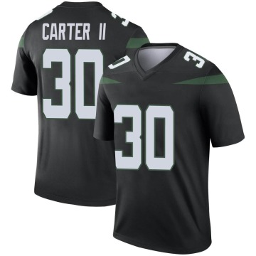 Michael Carter II Youth Black Legend Stealth Color Rush Jersey