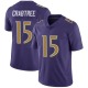 Michael Crabtree Men's Purple Limited Color Rush Vapor Untouchable Jersey