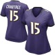 Michael Crabtree Women's Purple Limited Team Color Vapor Untouchable Jersey