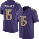 Michael Crabtree Youth Purple Limited Team Color Vapor Untouchable Jersey