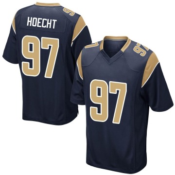 Michael Hoecht Youth Navy Game Team Color Jersey