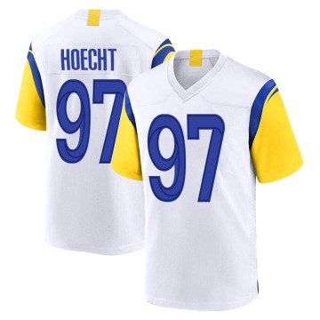 Michael Hoecht Youth White Game Jersey