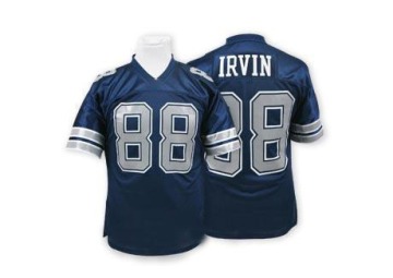 Michael Irvin Men's Navy Blue Authentic Throwback Jersey