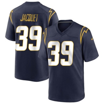 Michael Jacquet Youth Navy Game Team Color Jersey