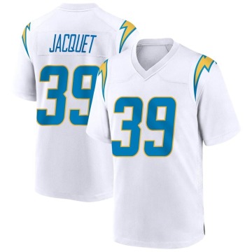 Michael Jacquet Youth White Game Jersey