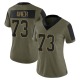 Michael Oher Women's Olive Limited 2021 Salute To Service Jersey