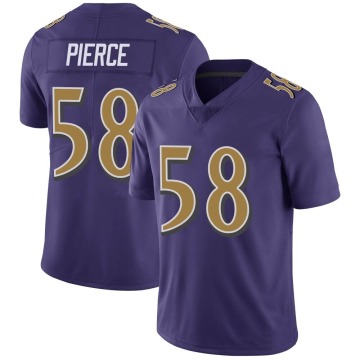 Michael Pierce Men's Purple Limited Color Rush Vapor Untouchable Jersey