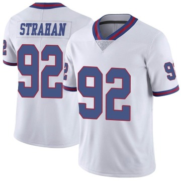 Michael Strahan Men's White Limited Color Rush Jersey
