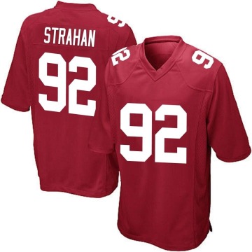 Michael Strahan Youth Red Game Alternate Jersey