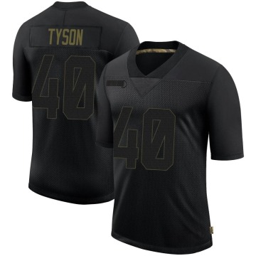 Michael Tyson Men's Black Limited 2020 Salute To Service Jersey