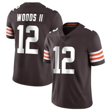 Michael Woods II Youth Brown Limited Team Color Vapor Untouchable Jersey