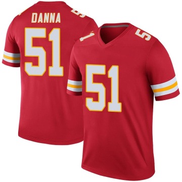 Mike Danna Men's Red Legend Color Rush Jersey