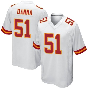 Mike Danna Men's White Game Jersey