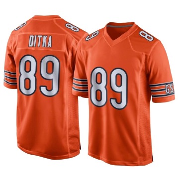 Mike Ditka Men's Orange Game Alternate Jersey