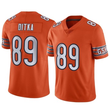 Mike Ditka Men's Orange Limited Alternate Vapor Jersey