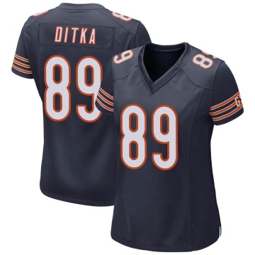 Mike Ditka Women's Navy Game Team Color Jersey