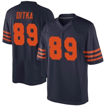 Mike Ditka Youth Navy Blue Game Alternate Jersey