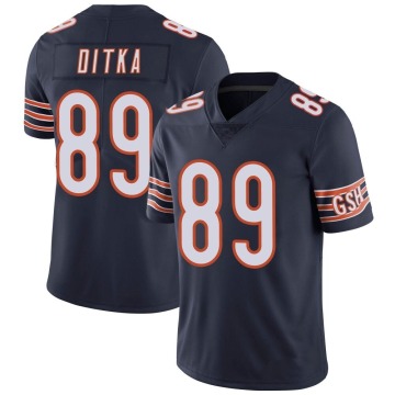 Mike Ditka Youth Navy Limited Team Color Vapor Untouchable Jersey