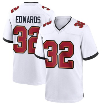 Mike Edwards Men's White Game Jersey