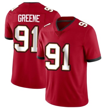 Mike Greene Men's Green Limited Red Team Color Vapor Untouchable Jersey