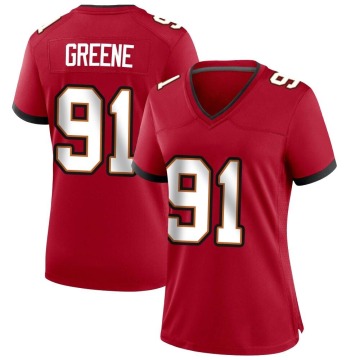 Mike Greene Women's Green Game Red Team Color Jersey