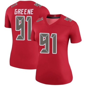 Mike Greene Women's Green Legend Color Rush Red Jersey