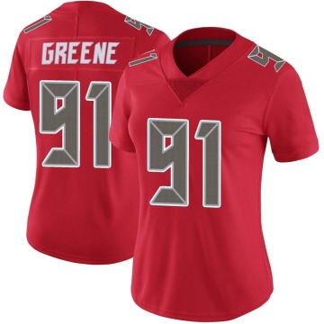 Mike Greene Women's Green Limited Color Rush Red Jersey