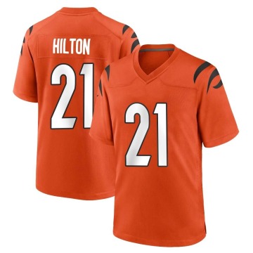 Mike Hilton Men's Orange Game Jersey