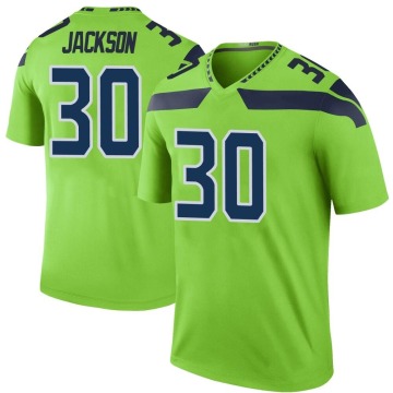 Mike Jackson Men's Green Legend Color Rush Neon Jersey