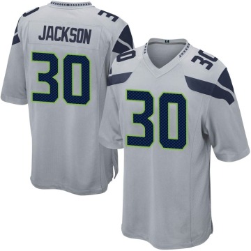 Mike Jackson Youth Gray Game Alternate Jersey