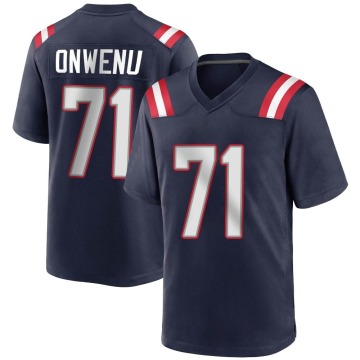 Mike Onwenu Youth Navy Blue Game Team Color Jersey