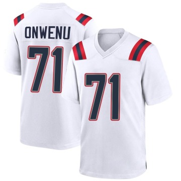Mike Onwenu Youth White Game Jersey