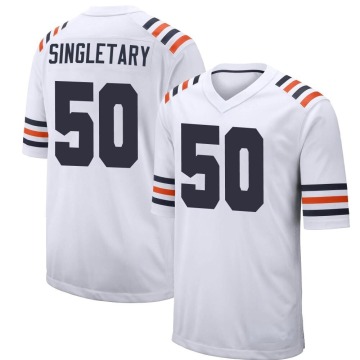 Mike Singletary Youth White Game Alternate Classic Jersey