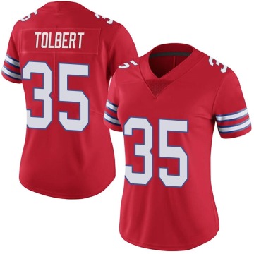 Mike Tolbert Women's Red Limited Color Rush Vapor Untouchable Jersey