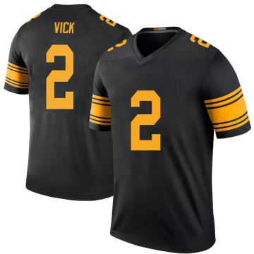 Mike Vick Youth Black Legend Color Rush Jersey