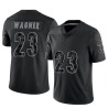 Mike Wagner Men's Black Limited Reflective Jersey