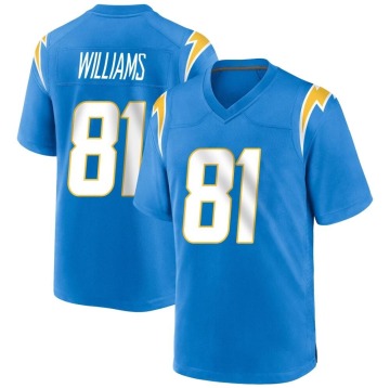Mike Williams Youth Blue Game Powder Alternate Jersey