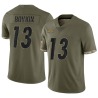 Miles Boykin Men's Olive Limited 2022 Salute To Service Jersey