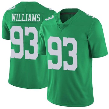 Milton Williams Youth Green Limited Vapor Untouchable Jersey
