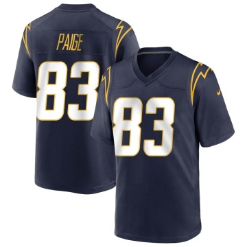 Mitchell Paige Youth Navy Game Team Color Jersey