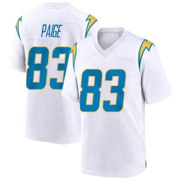 Mitchell Paige Youth White Game Jersey