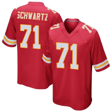 Mitchell Schwartz Youth Red Game Team Color Jersey