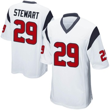 M.J. Stewart Men's White Game Jersey