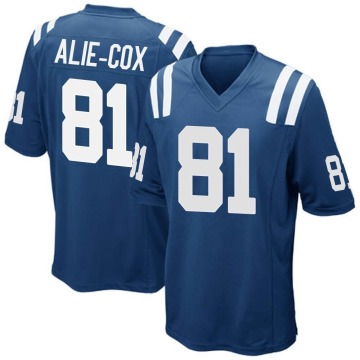 Mo Alie-Cox Youth Royal Blue Game Team Color Jersey