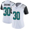 Montaric Brown Women's White Limited Vapor Untouchable Jersey