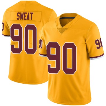 Montez Sweat Youth Gold Limited Color Rush Jersey