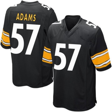 Montravius Adams Youth Black Game Team Color Jersey