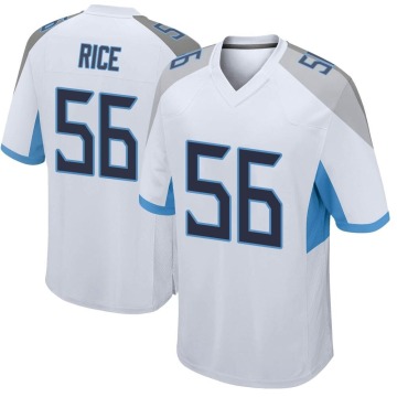 Monty Rice Youth White Game Jersey