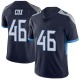 Morgan Cox Youth Navy Limited Vapor Untouchable Jersey