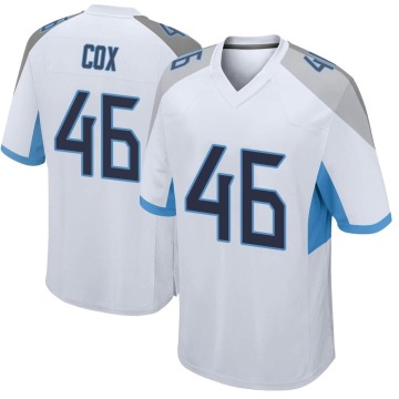 Morgan Cox Youth White Game Jersey